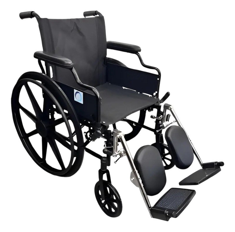 Silla de Ruedas B/P Remov. Ortopédica Negra