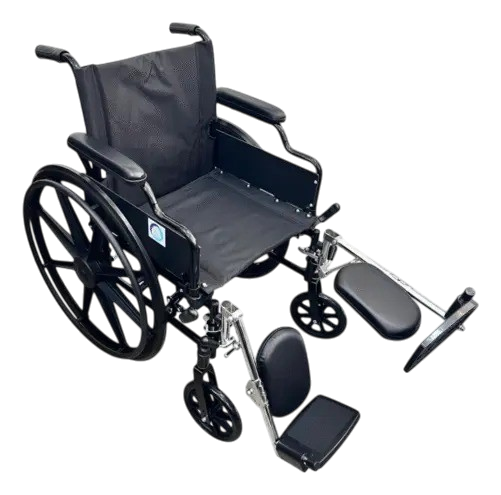 Silla de Ruedas B/P Remov. Ortopédica Negra
