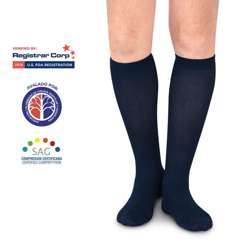 Calcetin Mediana Compresion 15-20 mmHg