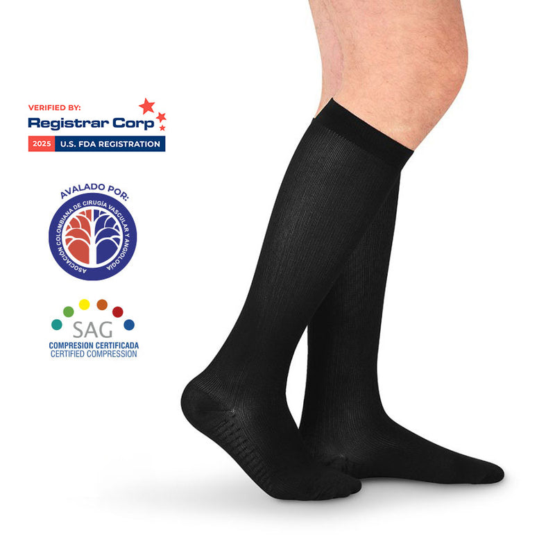 Calcetin Mediana Compresion 15-20 mmHg