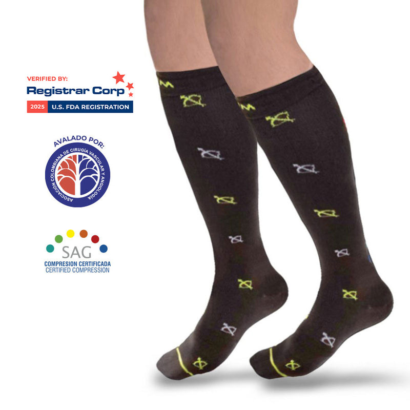 Calcetin Mediana Compresion De Arcos 15-20 mmHg