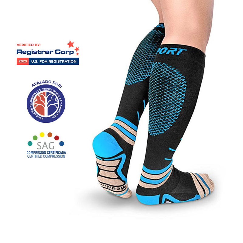 Calcetin Deportivo Hilo Cobre