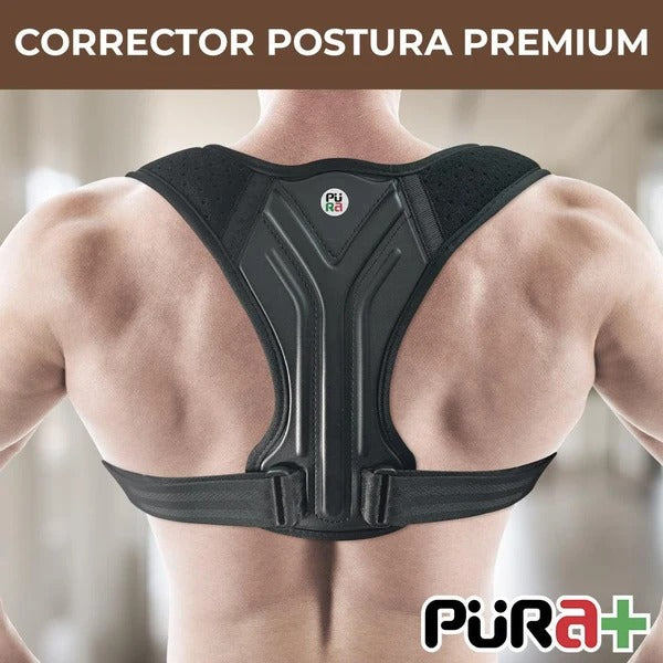 Corrector de postura deluxe negro