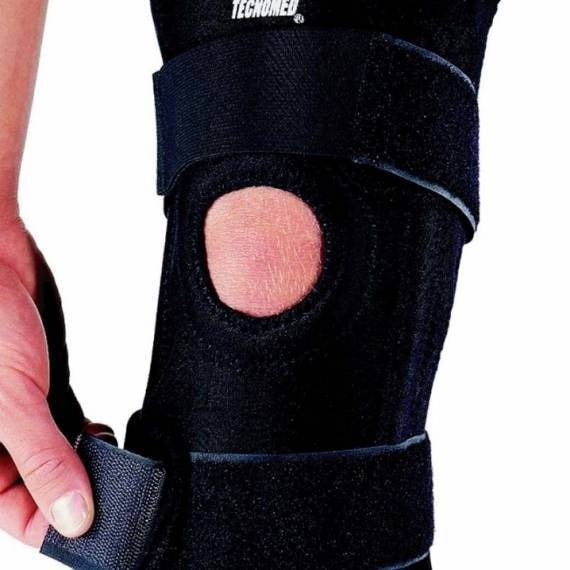 Soporte Rodilla Neopreno con Estabilizador y Correa.