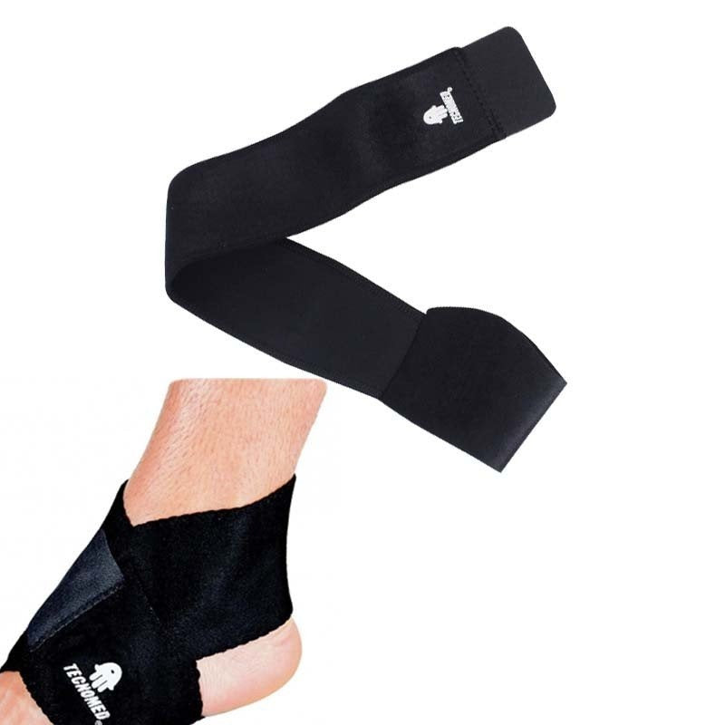 Tobillera Negra Talla Única con Velcro