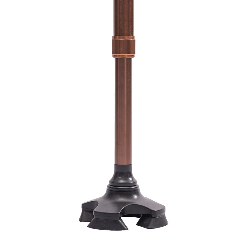 Baston Apoyo en T. 4 apoyos con Base Articulada