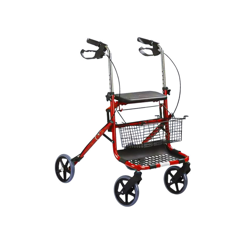 Caminador Plegable 4 Ruedas Con Asiento y Bolso