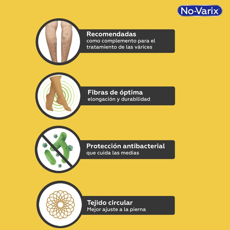 Calcetín H-56 No-Varix Hombre 20-30 mmHg