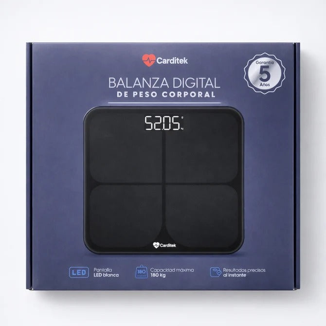 Balanza Digital Peso Corporal Carditek