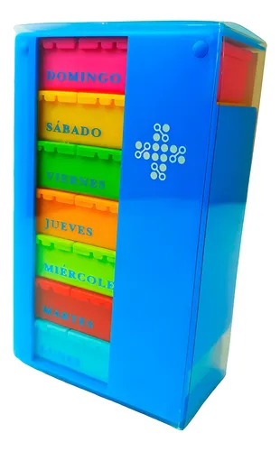 Pastillero semana vertical 7 niveles
