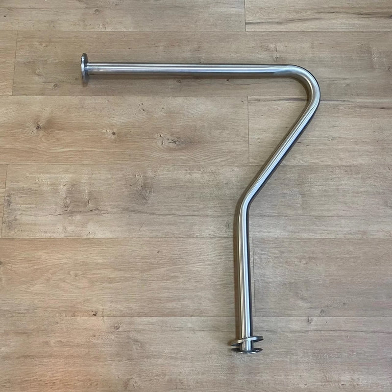 Pasamano en Acero inoxidable curvo