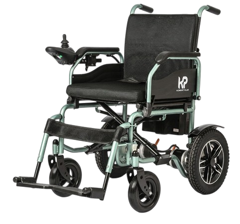 Silla de Ruedas Eléctrica Brazos y Pieceros Abatibles. 6Km/H