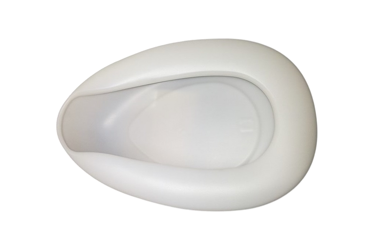 Pato Coprologico plastico blanco