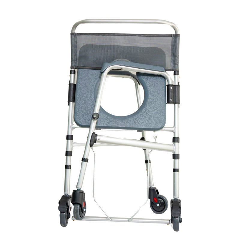 Silla Sanitario en Aluminio con Ruedas