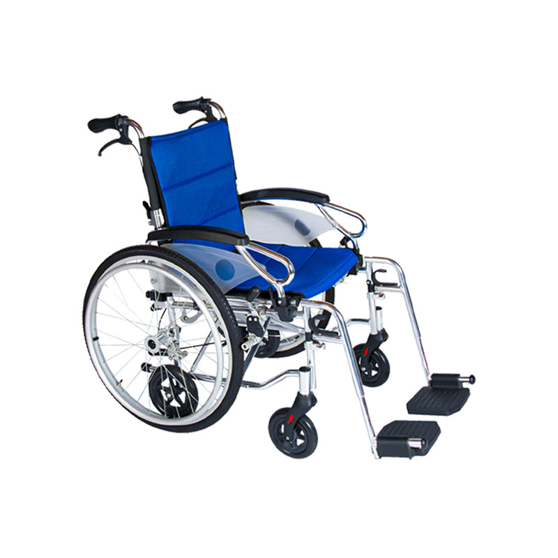 Silla de Ruedas Estándar & Compañia Aluminio - Azul