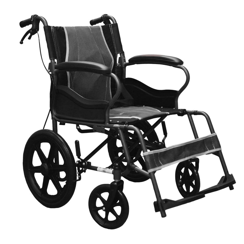 Silla de Ruedas Compañía- Negra en Acero