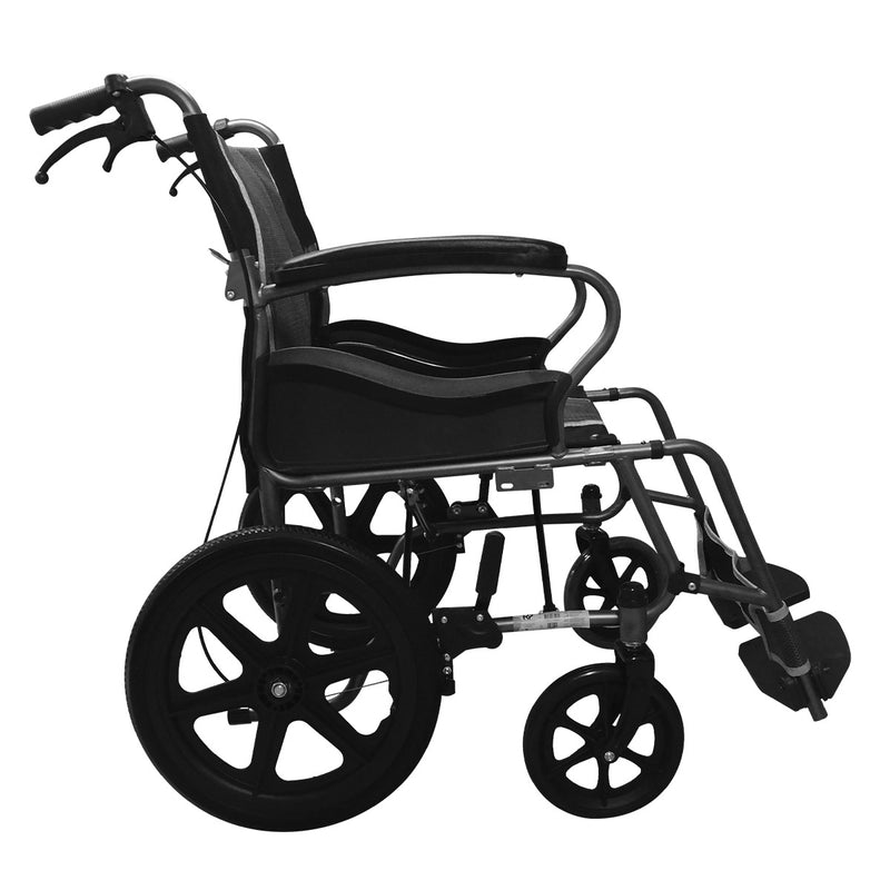 Silla de Ruedas Compañía- Negra en Acero