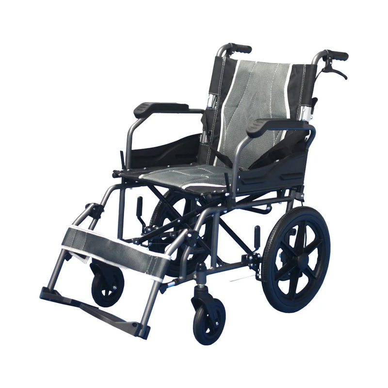 Silla de Ruedas Compañia Aluminio - Negro