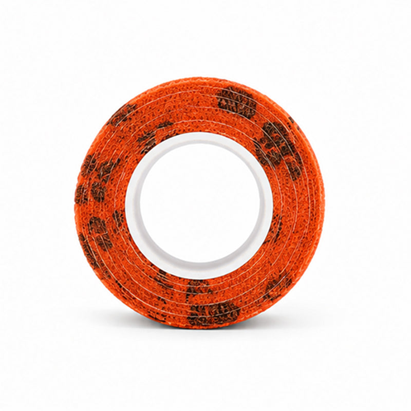 Venda cohesiva rollo 5"x 4,5m Huellas Naranja