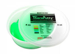 Plastilina terapeutica color verde - 60 Gramos